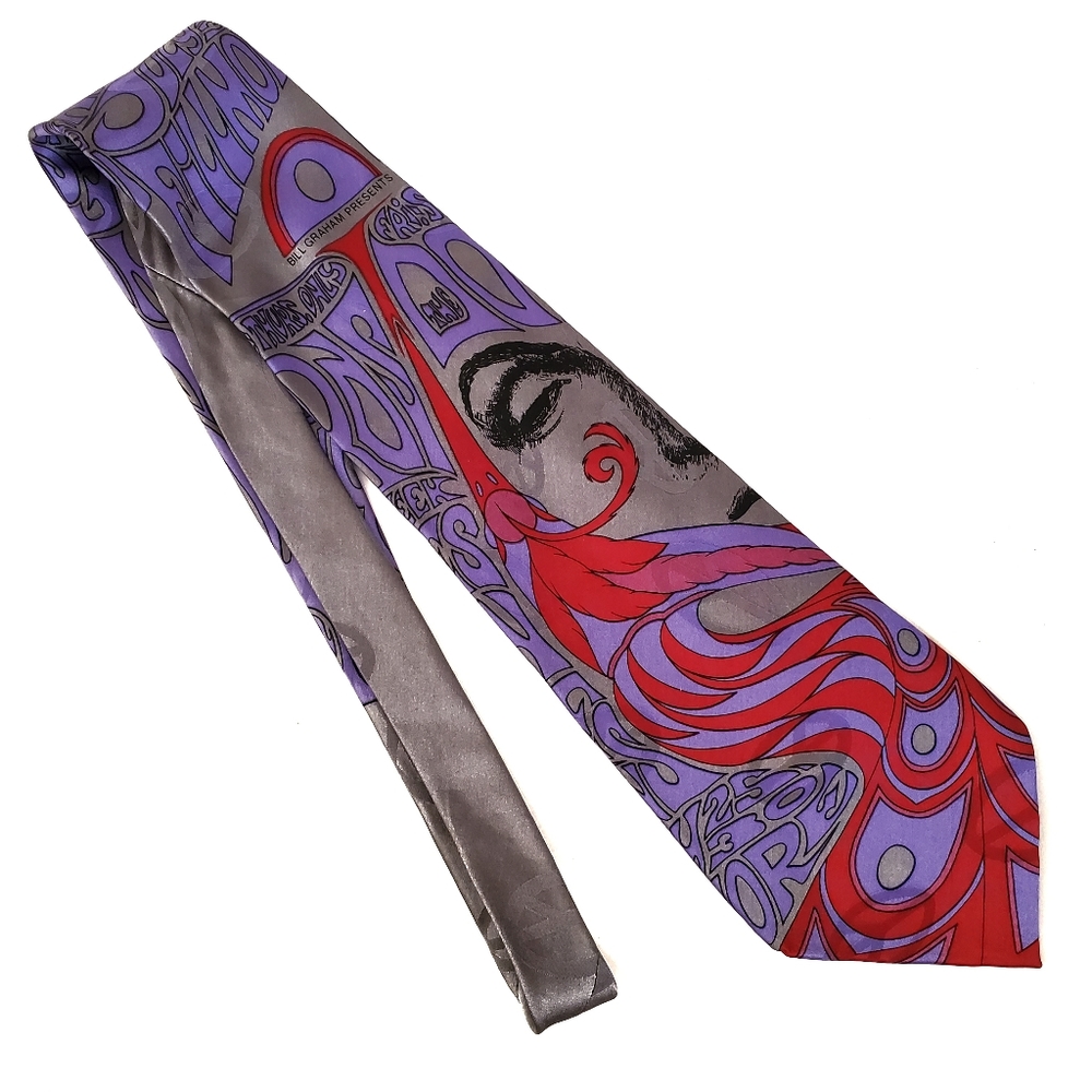 Fillmore Poster Collectors Doors Peacock Tie Purple Gray Red